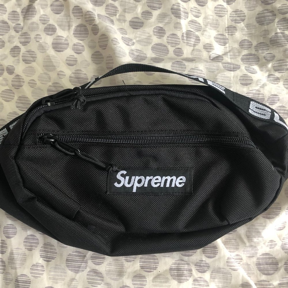 Supreme SS18 Black Waist Bag